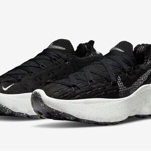 Nike Space Hippie 04 “Oreo” Running Shoes Black Womens Size 11 DA2725-001